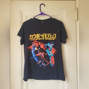 Cowboy Bebop Japanese Poster T-Shirt SZ S